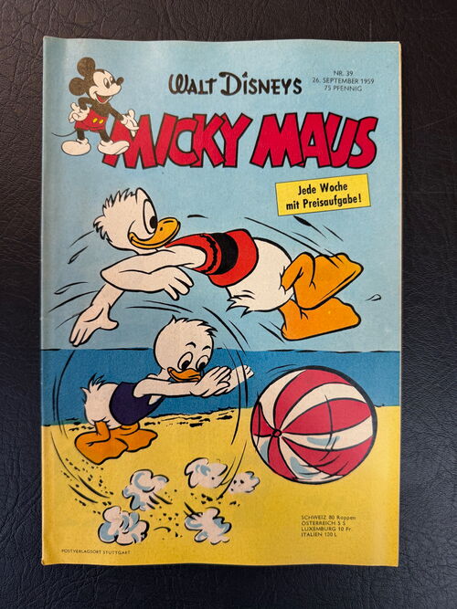 Micky Maus Jahrgang 1959 Nummer 39 (Ehapa Verlag ab 1951)