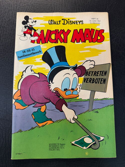 Micky Maus Jahrgang 1961 Nummer 24 (Ehapa Verlag ab 1951)