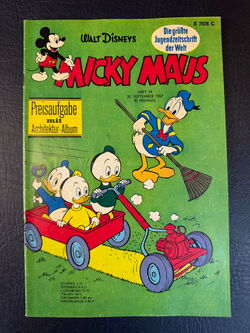 Micky Maus Jahrgang 1967 (Ehapa Verlag ab 1951) Nummer 39 mit Klappseiten