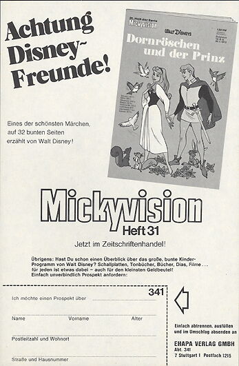 Micky Maus Jahrgang 1972 Sonnenblende aus Heft 04  (Ehapa Verlag ab 1951)