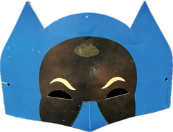 Batman Maske aus Heft 3/1969 - Zeitschrift mit Wumm