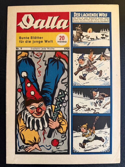 Dalla (Waso Verlag ab 1953) 1954 Heft: 9 mit Tim und Struppi Cover