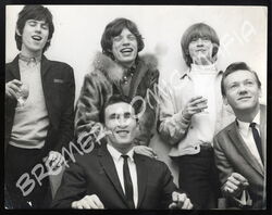 Rolling Stones s/w Fotoabzug für Pressezwecke  (Motiv 344)