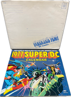1977 Super DC Calender im Originallumschlag