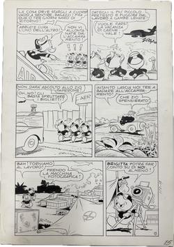 Der Kolumbusfalter - Originalseite 35 aus dem legendären Lustigen Taschenbuch 1