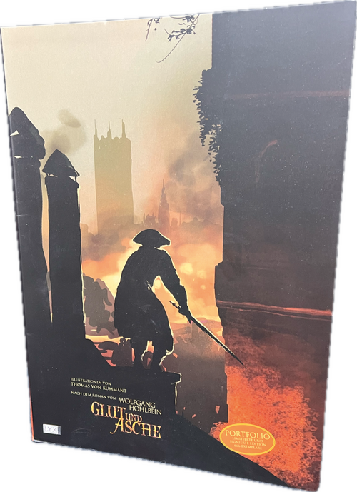 Glut und Asche Fantasieportfolio von Wolfgang Hohlbein (ca. A3)