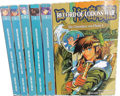 Record of lodoss war - Die Chroniken von Flaim gemischte Auflagen Nr 1-6