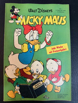 Micky Maus Jahrgang 1958 Nummer  5 (Ehapa Verlag ab 1951)