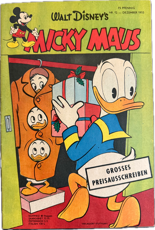 Micky Maus Jahrgang 1955 Nummer 12 (Ehapa Verlag ab 1951)