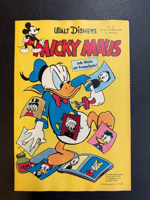Micky Maus Jahrgang 1958 Nummer 47 (Ehapa Verlag ab 1951)