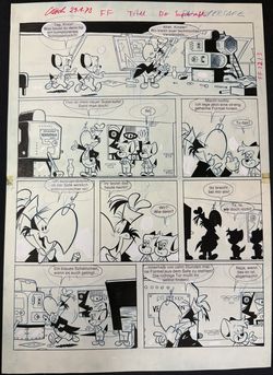 Fix und Foxi - 8seitige Originalstory aus Heft 22 des 21. Jahrgang