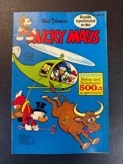 Micky Maus Jahrgang 1968 (Ehapa Verlag ab 1951) Nummer 23 mit Klappseiten