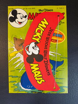 Micky Maus Jahrgang 1975 (Ehapa Verlag ab 1951) Nummer 32 mit loser Sonnenblende