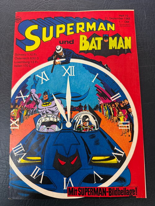 Superman 1968 - (Ehapa, ab 1966) Nummer 19 mit Beilage