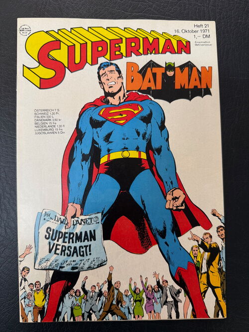 Superman 1971 - (Ehapa, ab 1966) Nummer 21