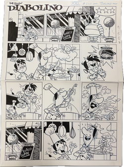 Diabolino One-Pager aus Fix und Foxi (Motiv Koch)