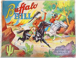 Buffalo Bill Gesellschaftsspiel aus der Zeit um 1950