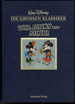 Große Kunstlederbände der Serie „Die großen Klassiker“- Wir, Micky und Minni 