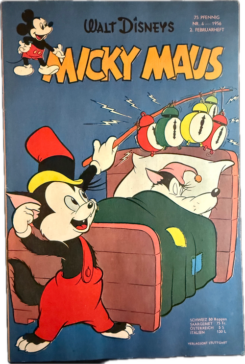 Micky Maus Jahrgang 1956 (Ehapa Verlag ab 1951) Nummer  4