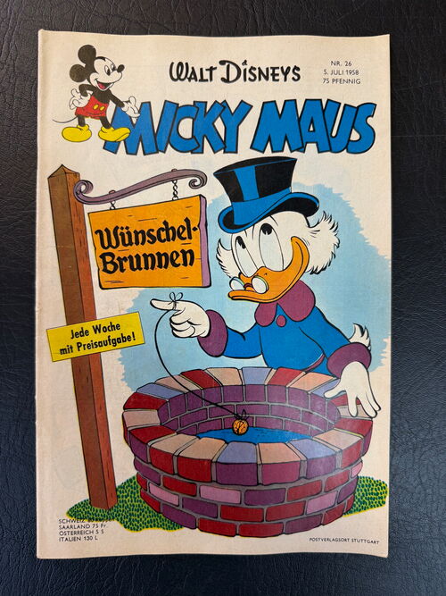 Micky Maus Jahrgang 1958 Nummer 26 (Ehapa Verlag ab 1951)