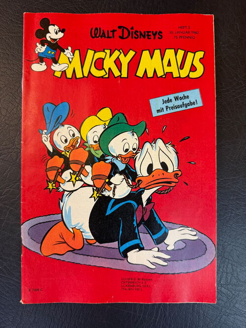Micky Maus Jahrgang 1960 (Ehapa Verlag ab 1951) Nummer  5