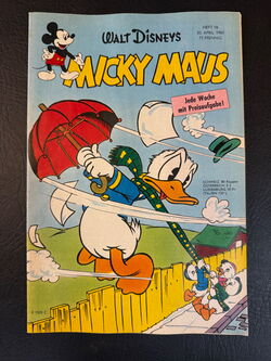 Micky Maus Jahrgang 1960 (Ehapa Verlag ab 1951) Nummer 18