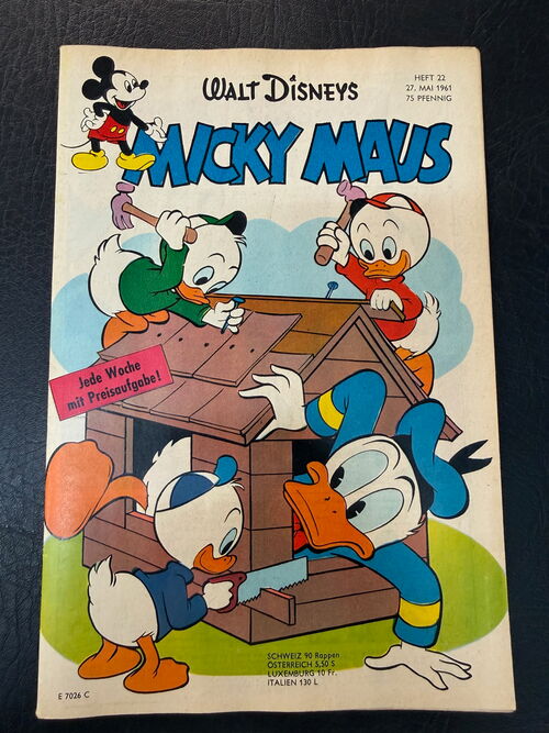Micky Maus Jahrgang 1961 Nummer 22 (Ehapa Verlag ab 1951)