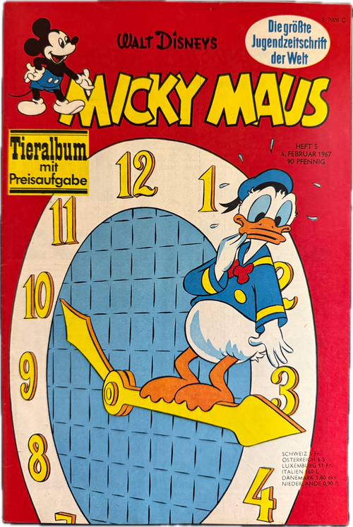 Micky Maus Jahrgang 1967 (Ehapa Verlag ab 1951) Nummer  5