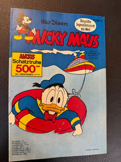 Micky Maus Jahrgang 1968 (Ehapa Verlag ab 1951) Nummer 40 mit Klappseiten